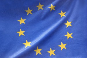 EU Flag. Brett - The Referendum Gang